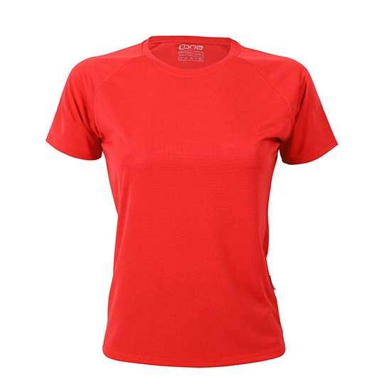 Koszulka Damska Slim Sportowa CN130 - Lobster Red