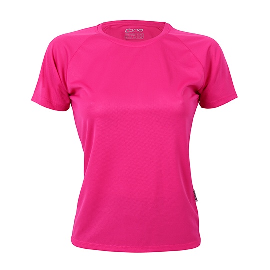 Koszulka Damska Slim Sportowa CN130 - Magenta