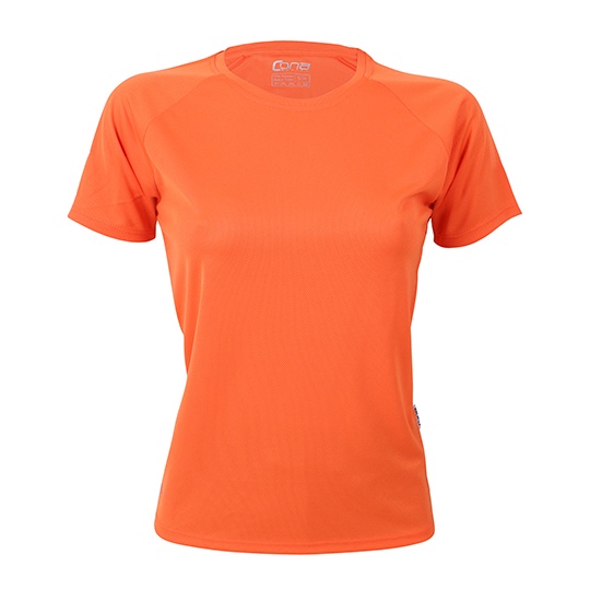 Koszulka Damska Slim Sportowa CN130 - Orange