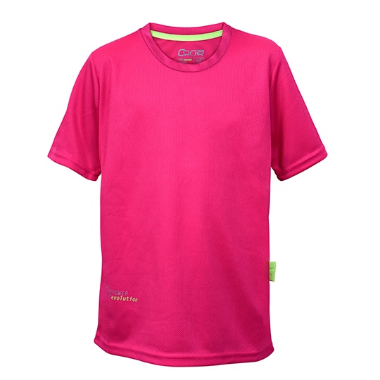 Koszulka Dziecieca Slim-Fit Funkcyjna Recykling CN160K - Magenta