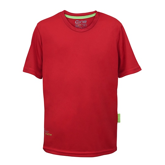 Koszulka Dziecieca Slim-Fit Funkcyjna Recykling CN160K - Red