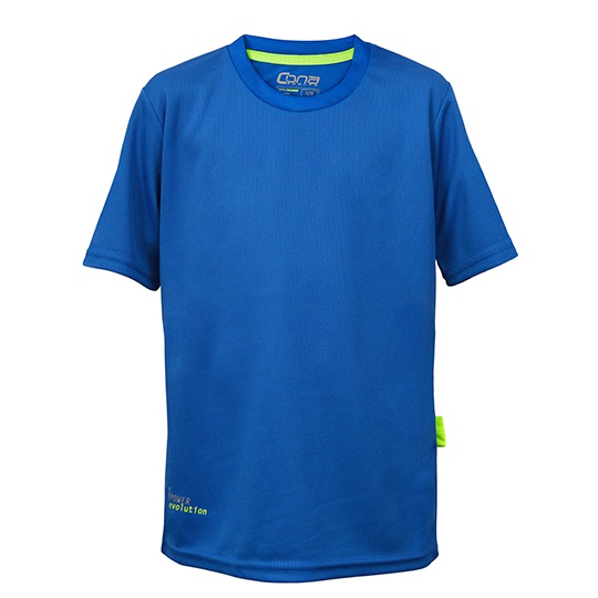 Koszulka Dziecięca Slim-Fit Funkcyjna Recykling CN160K - Royal Blue