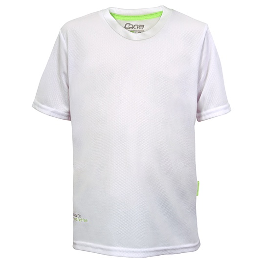 Koszulka Dziecieca Slim-Fit Funkcyjna Recykling CN160K - White