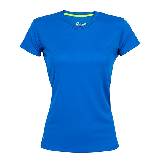 Koszulka Damska Slim Fit Funkcyjna Recyklingowana CN170 - Royal Blue
