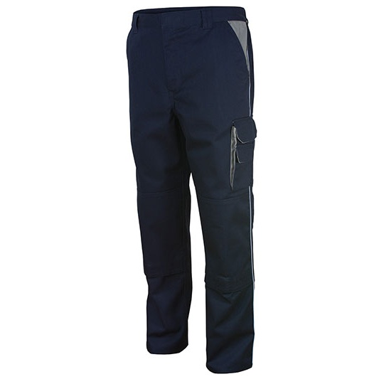 Spodnie Robocze Bawełniane Poliestrowe CR480 - Deep Navy & Grey