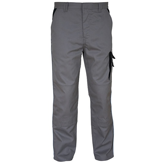 Spodnie Robocze Bawelniane Poliestrowe CR480 - Grey & Black