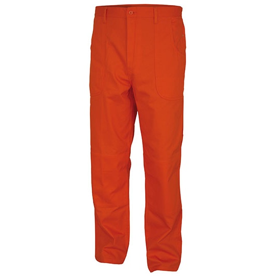 Spodnie Klasyczne Bawelniane Robocze CR482 - Orange