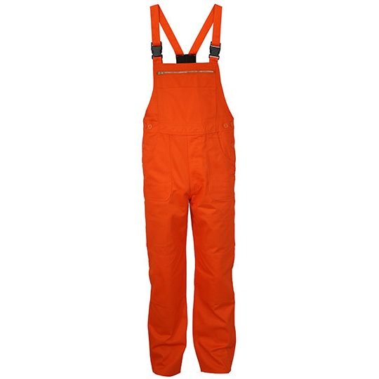 Spodnie Ogrodniczki Bawelniane Wytrzymale CR484 - Orange