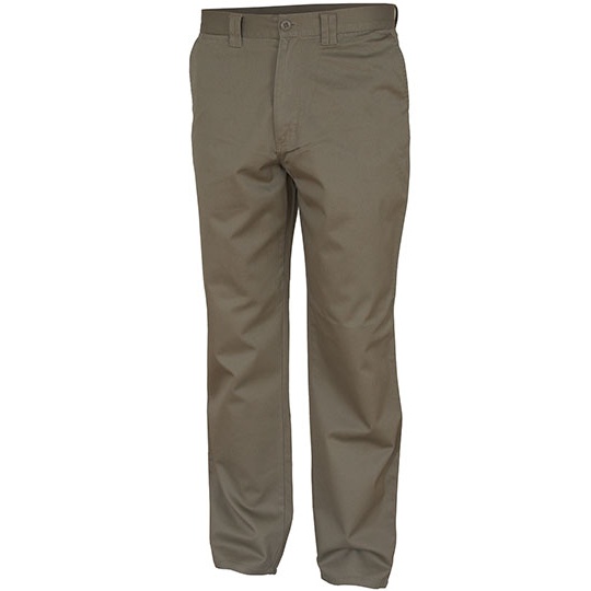 Spodnie Meskie Klasyczne Bawelniane Twill CR485 - Khaki
