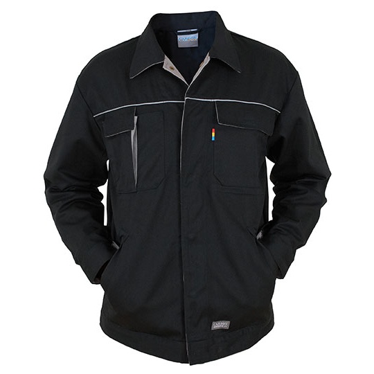 Kurtka Robocza Bawelniana Poliestrowa CR700 - Black & Grey