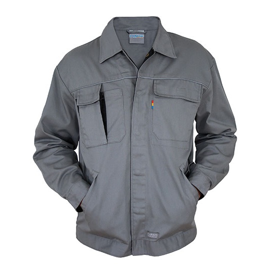 Kurtka Robocza Bawelniana Poliestrowa CR700 - Grey & Black