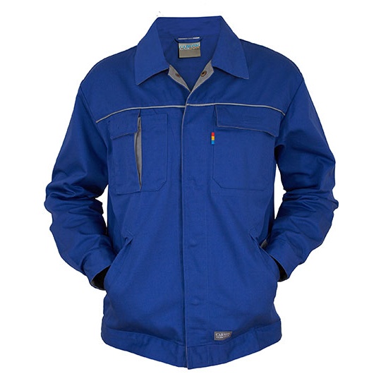 Kurtka Robocza Bawelniana Poliestrowa CR700 - Royal & Grey