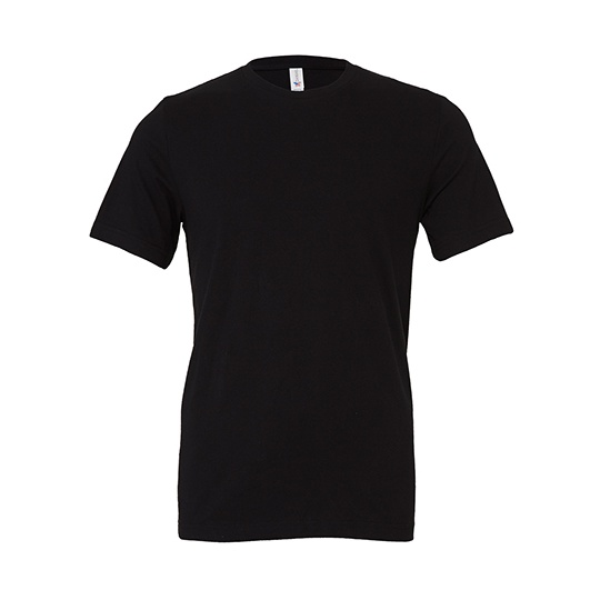 Koszulka Slim Bawelniana Czesana CV3001 - Black