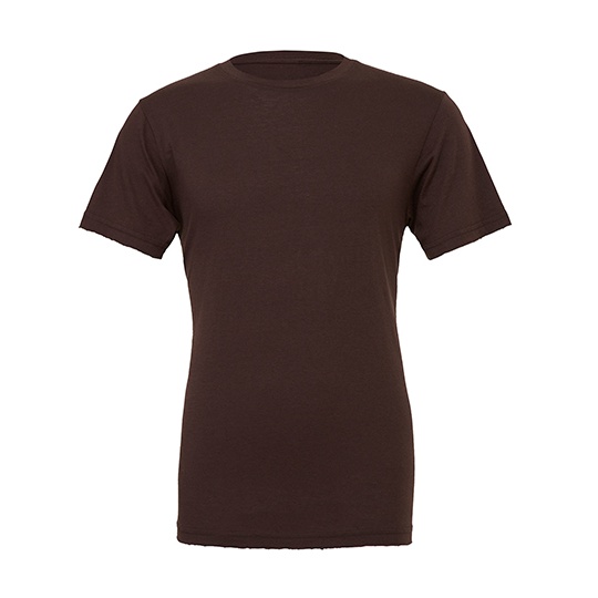 Koszulka Slim Bawełniana Czesana CV3001 - Brown