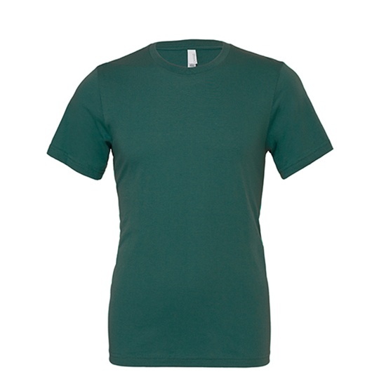 Koszulka Slim Bawelniana Czesana CV3001 - Forest