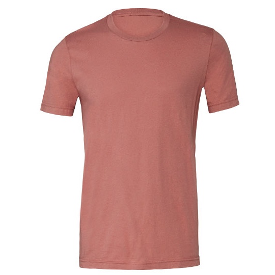 Koszulka Slim Bawełniana Czesana CV3001 - Mauve (Solid)
