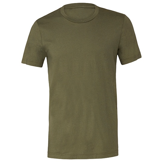 Koszulka Slim Bawelniana Czesana CV3001 - Military Green