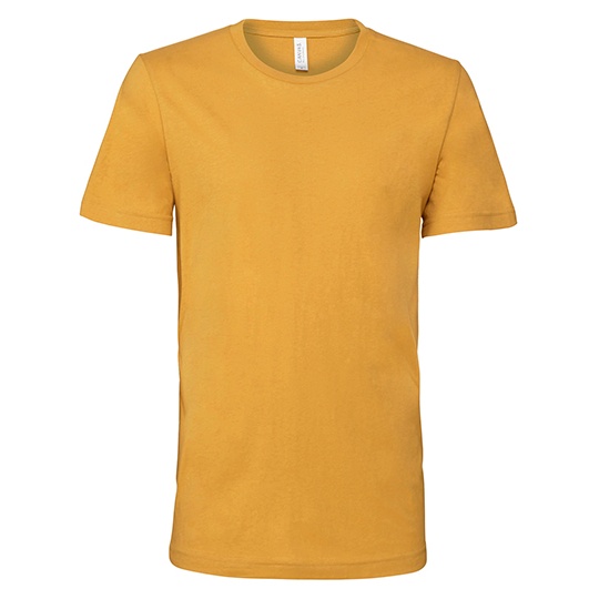 Koszulka Slim Bawelniana Czesana CV3001 - Mustard