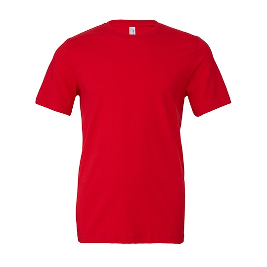 Koszulka Slim Bawelniana Czesana CV3001 - Red
