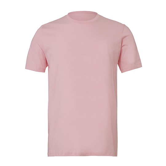 Koszulka Slim Bawelniana Czesana CV3001 - Soft Pink