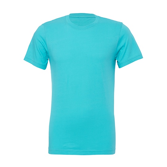 Koszulka Slim Bawelniana Czesana CV3001 - Teal