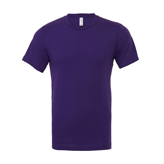 Koszulka Slim Bawelniana Czesana CV3001 - Team Purple