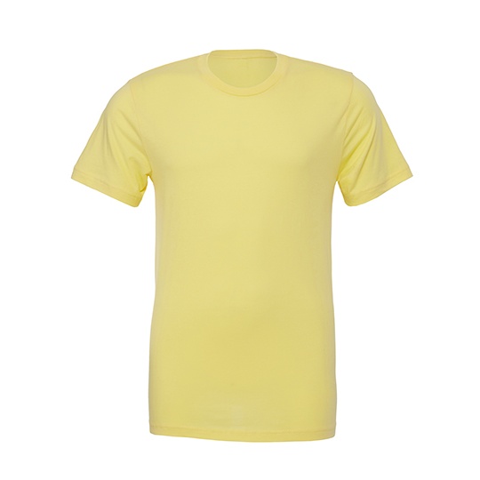 Koszulka Slim Bawełniana Czesana CV3001 - Yellow