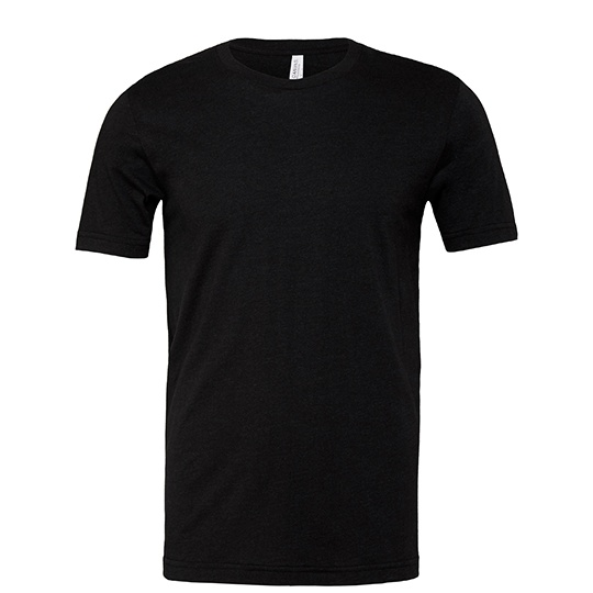 Koszulka unisex slim CV3001CVC - Heather Black