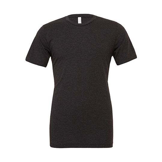 Koszulka Unisex Lekko Dopasowana Triblend CV3413 - Charcoal-Black Triblend (Heather)