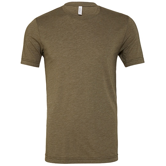 Koszulka Unisex Lekko Dopasowana Triblend CV3413 - Olive Triblend (Heather)