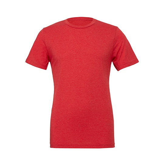 Koszulka Unisex Lekko Dopasowana Triblend CV3413 - Red Triblend (Heather)