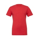Koszulka Unisex Lekko Dopasowana Triblend CV3413 - Red Triblend (Heather)