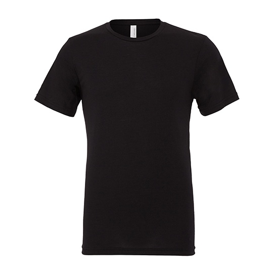 Koszulka Unisex Lekko Dopasowana Triblend CV3413 - Solid Black Triblend
