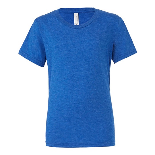 Koszulka Unisex Lekko Dopasowana Triblend CV3413 - True Royal Triblend (Heather)