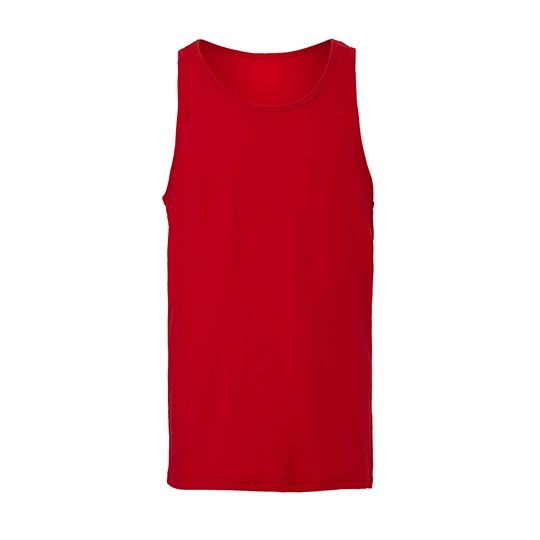 Koszulka bez rękawów unisex CV3480 - Red