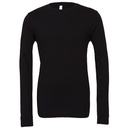 Koszulka z Długim Rękawem Unisex Czesana Bawełna Ring-Spun CV3501 - Black