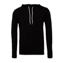 Bluza Unisex z Kapturem Czesana Bawełna CV3719 - Black