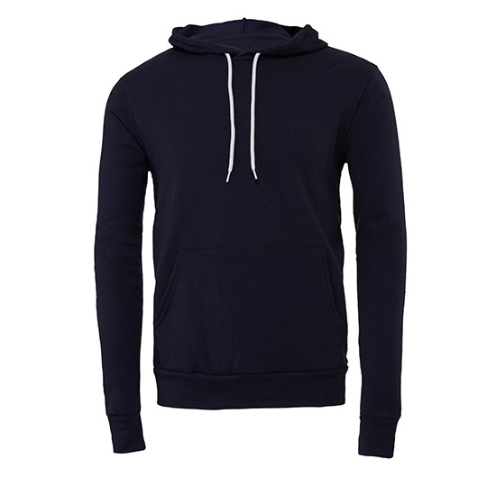 Bluza Unisex z Kapturem Czesana Bawelna CV3719 - Navy