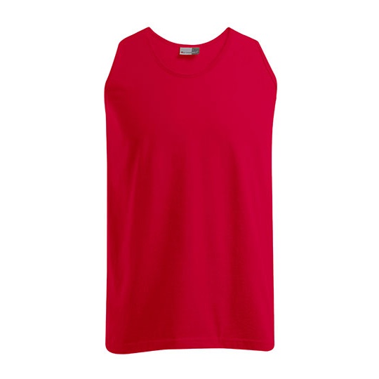 Tank Top Klasyczny Bawełniany E1050 - Fire Red