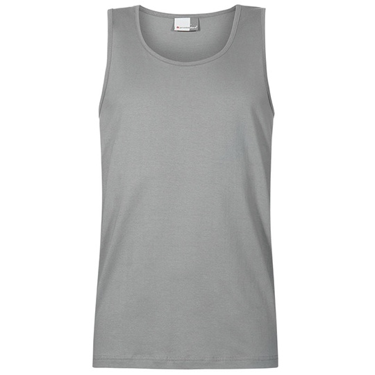 Tank Top Klasyczny Bawełniany E1050 - Steel Grey (Solid)