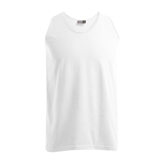 Męski klasyczny tank top E1050 - White