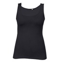 Top bez rekawow Dopasowany Bawełna Elastan E1051 - Black