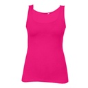 Top bez rekawow Dopasowany Bawełna Elastan E1051 - Bright Rose