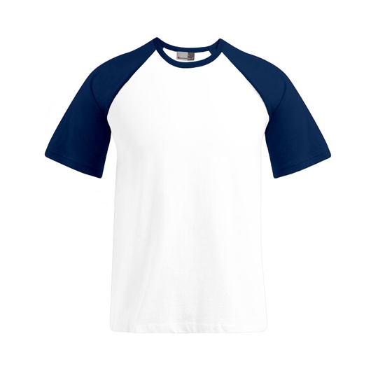 Koszulka Raglanowa Bawelniana E1060 - White & Navy
