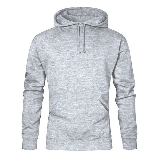 Bluza Meska Klasyczna Bawelniana E2180 - Sports Grey (Heather)