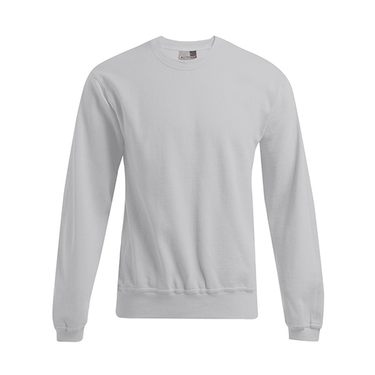 Sweter Meski Klasyczny Bawelniany E2199N - Ash (Heather)