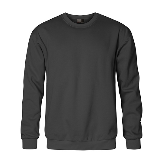 Sweter Meski Klasyczny Bawelniany E2199N - Graphite (Solid)