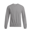 Sweter Męski Klasyczny Bawełniany E2199N - New Light Grey (Solid)