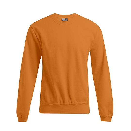 Sweter Meski Klasyczny Bawelniany E2199N - Orange