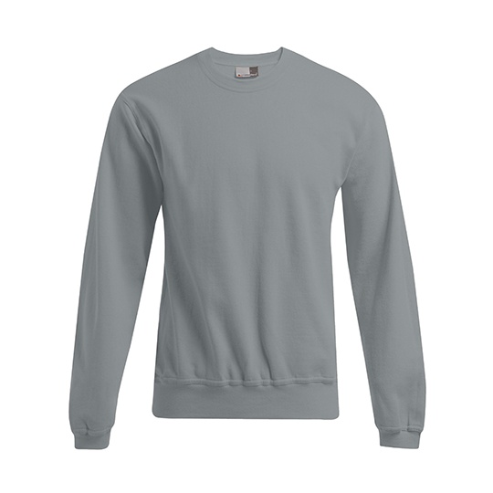 Sweter Męski Klasyczny Bawełniany E2199N - Sports Grey (Heather)